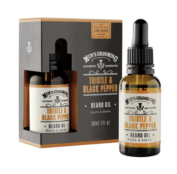 Men's Grooming Thistle & Black Pepper Beard Oil