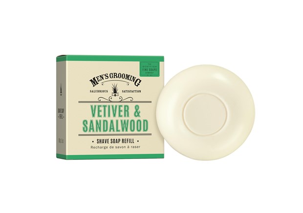 Men's Grooming Vetiver & Sandalwood Shave Soap Refill