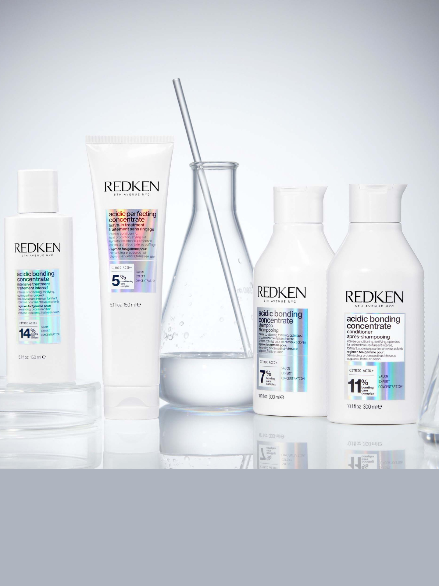 Réparez les cheveux abîmés avec le concentré Redken Acidic Bonding Concentrate