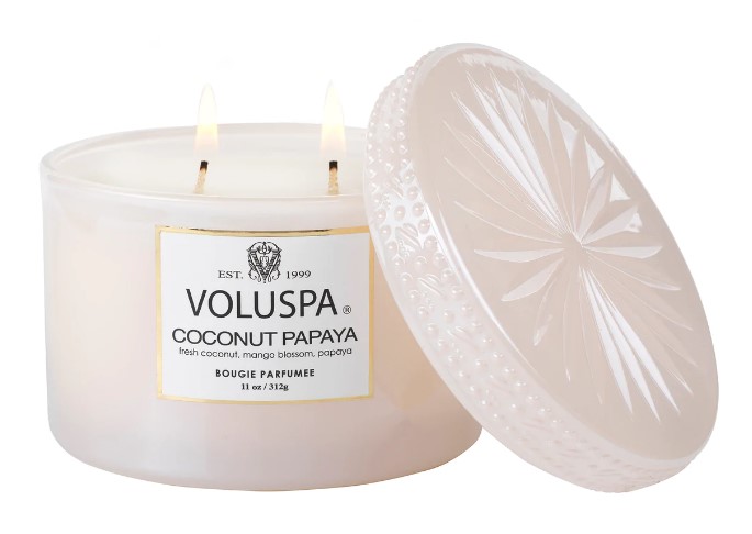 Voluspa Vermeil Coconut Papaya Corta Maison Candle 312 gr