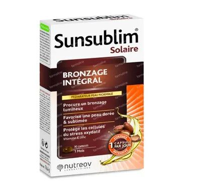 Nutreov Sunsublim Integraal Bruinen Capsules  30 Cap