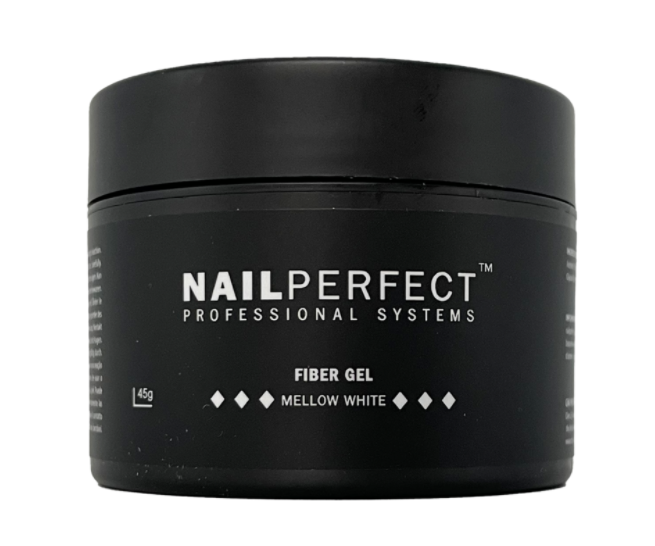 NailPerfect Gel Fiber Gel Nagellak  Mellow White 45 gr