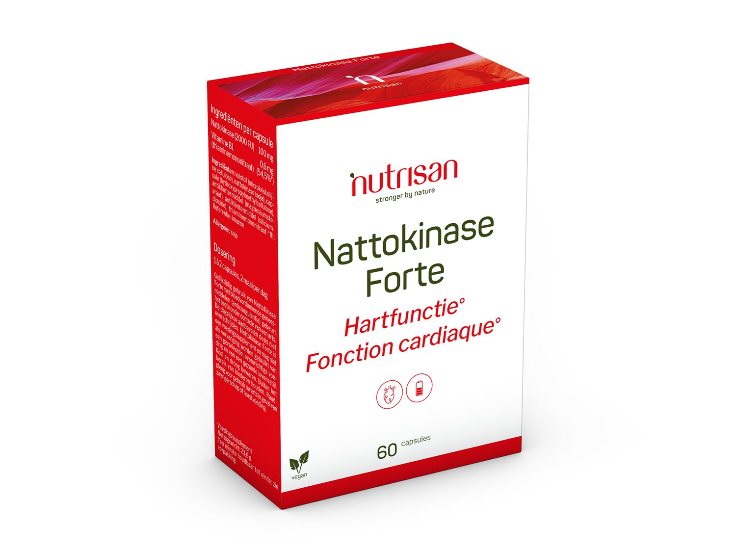 Nutrisan Nattokinase Forte Capsules Hartfunctie 60 Cap