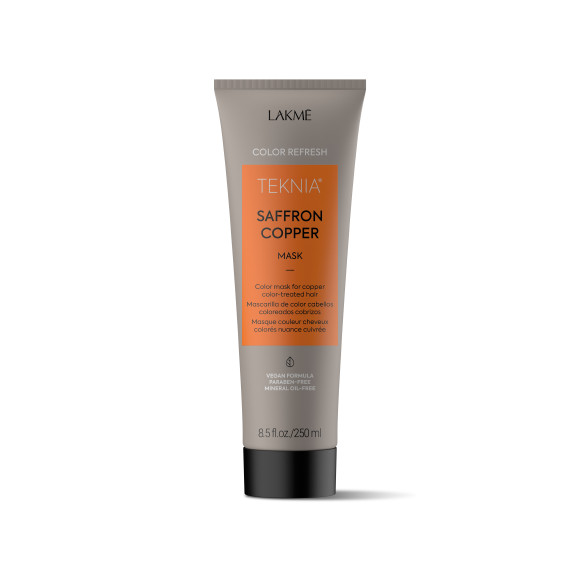 Lakmé Teknia Color Refresh Saffron Copper Mask Kleurmasker Gekleurd Koper Haar 250 ml