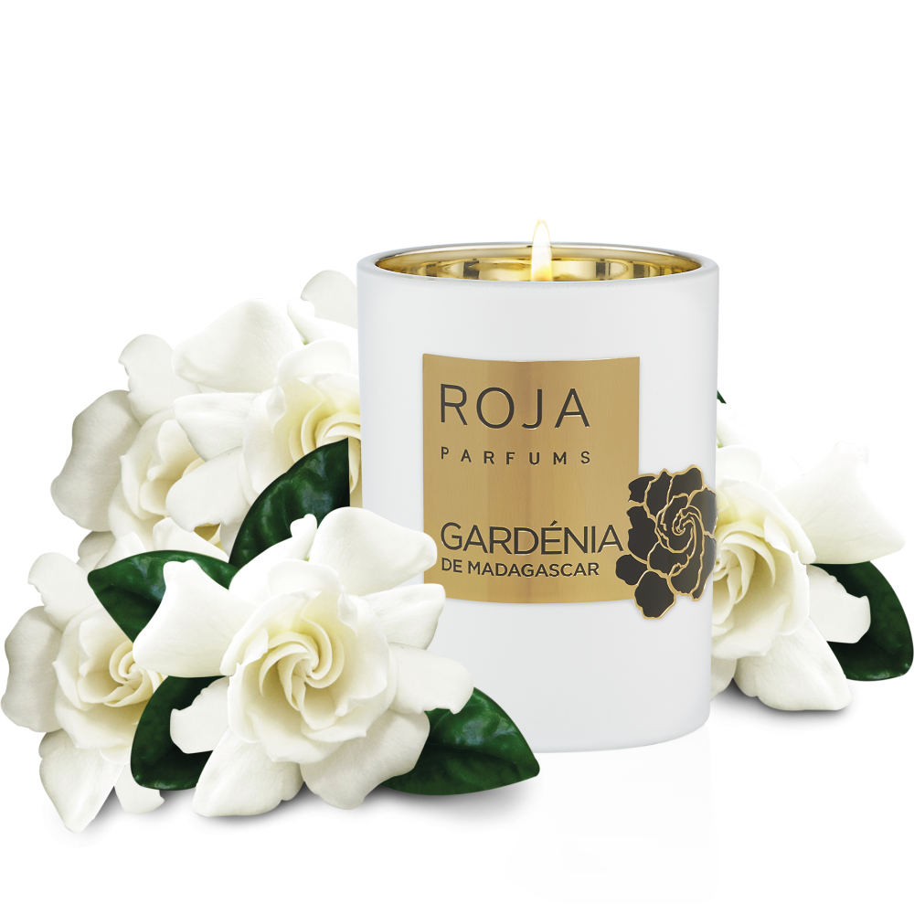 ROJA London Pour Maison Perfumed Candles Gardenia de Madagascar Geurkaars 300 gr