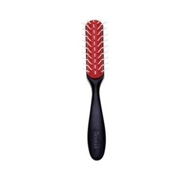Denman Classic Styling Originals Brush D143 Small 5 Reihen (Schwarz-Rot-Weiss)