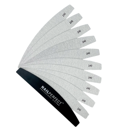 NailPerfect Tools Hygiene Files 240# + Core Vijl 10 St 1 St