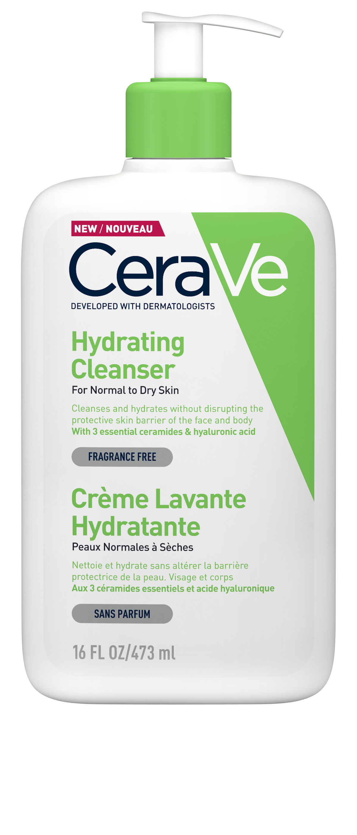 Visage Crème lavante hydratante