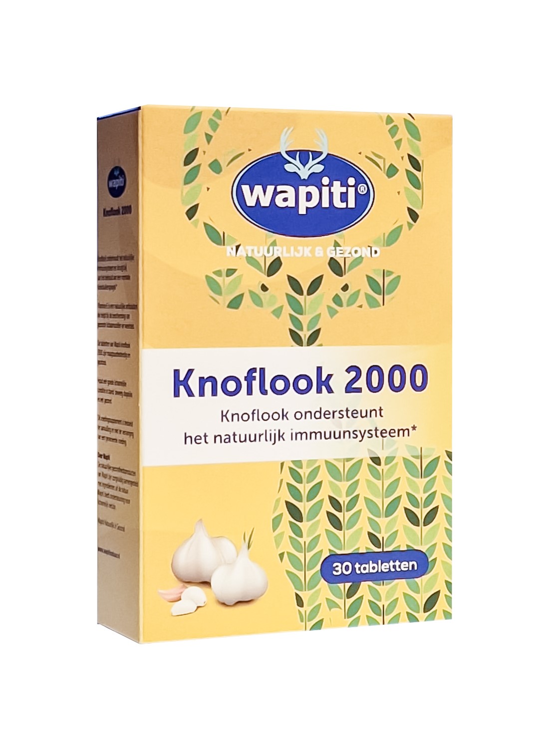 Wapiti Knoflook 2000 Tabletten  30 Tab