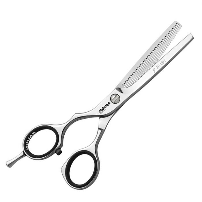 Jaguar Scissors White line JP 38 Left 5.25 Effileerschaar Item no. 49526 1 St