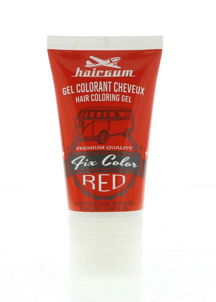 Hairgum Fix Color Hair Coloring Gel Ref.022400207 Red 30 ml