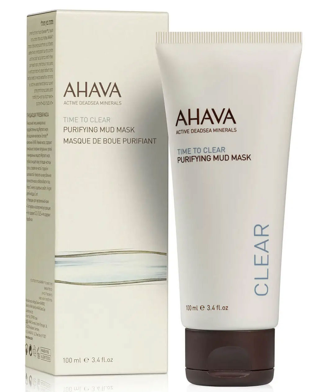 Ahava Time To Clear Purifying Mud Mask Reiniging 100 ml