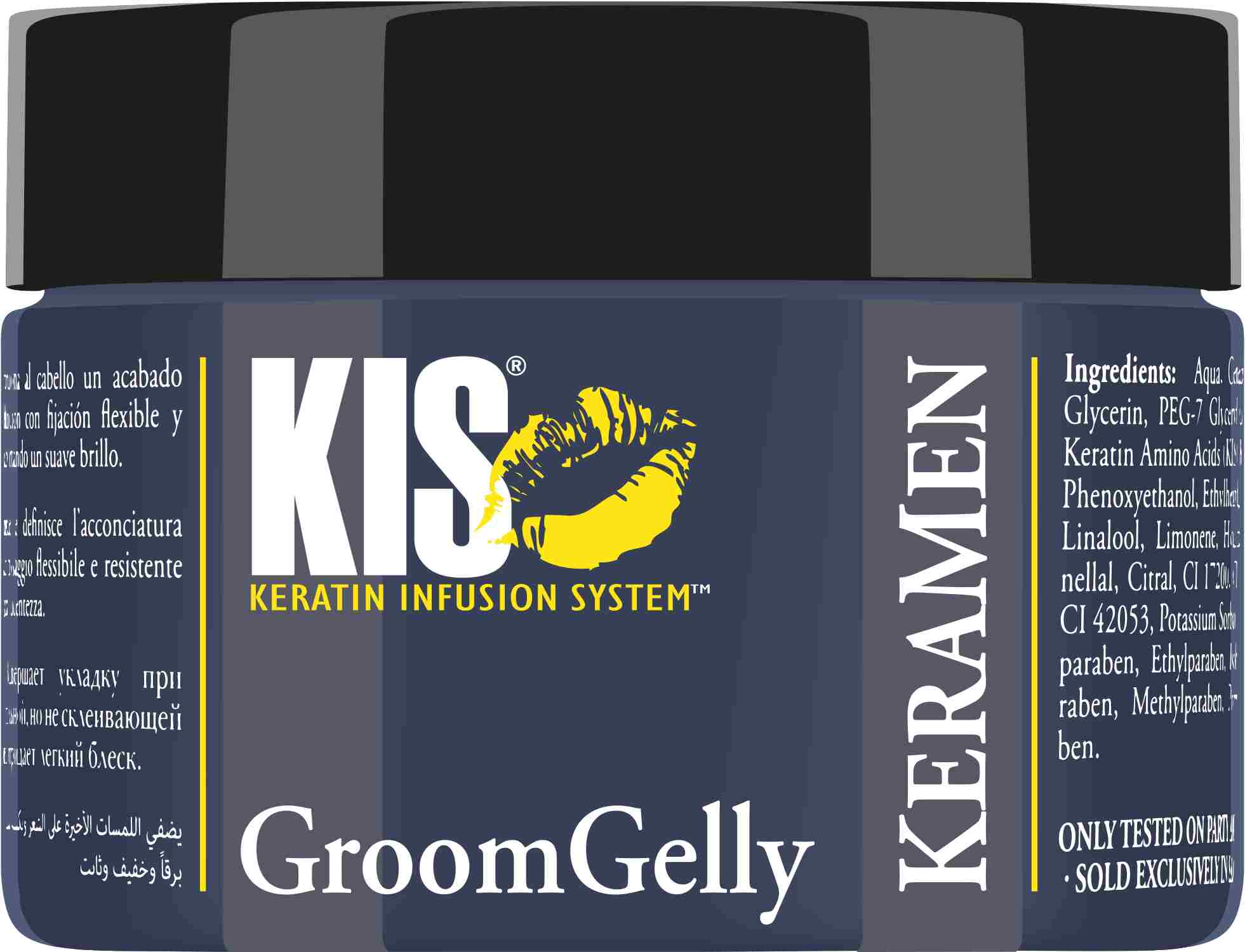 KIS Keramen GroomGelly Hold 9 - Hair Styling Gel 150 ml