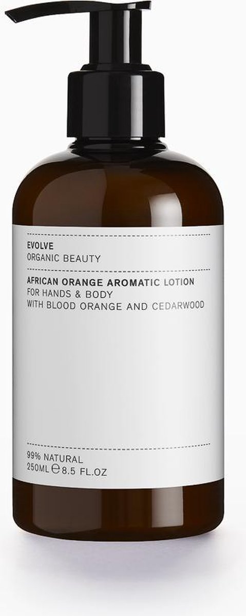 Evolve Organic Beauty Body Lotion African Orange Aromatic Lotion Melk  250 ml