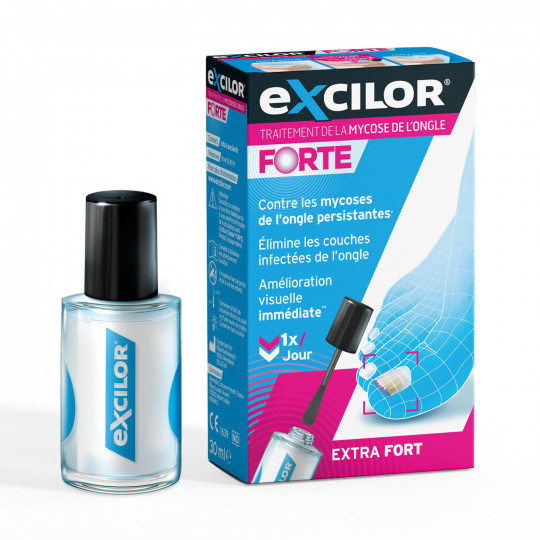 Excilor Schimmelnagels Forte Kalknagel Kwastje Behandeling Schimmelnagels 30 ml