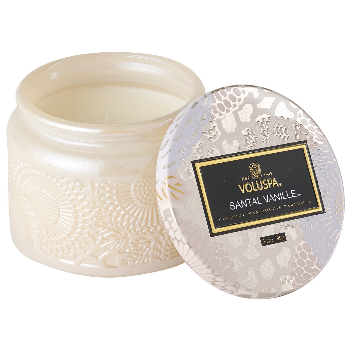 Voluspa Japonica Collection Santal Vanille Petit Jar Candle Geurkaars  90 gr