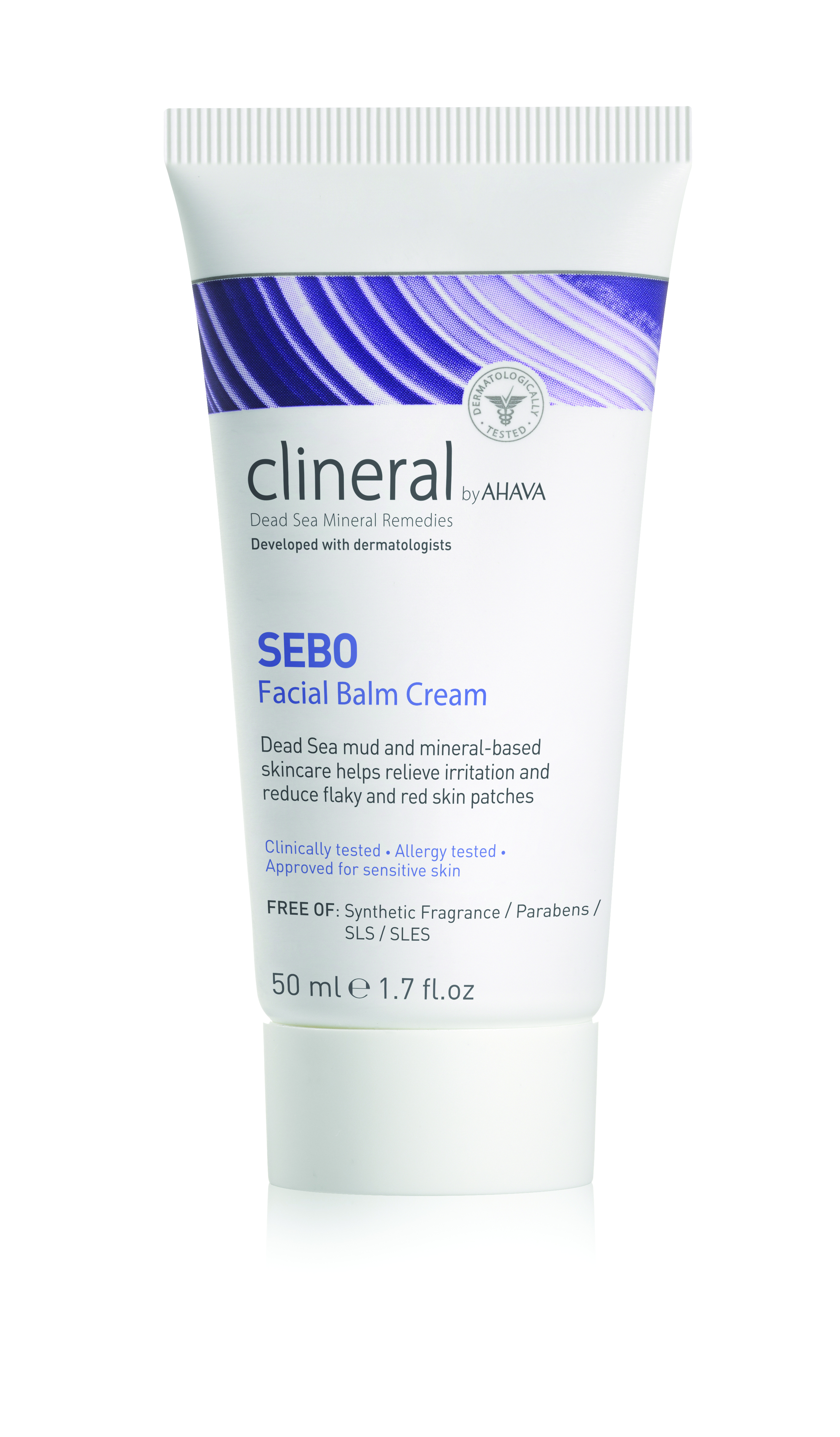 Ahava Clineral Sebo Facial Balm Cream Dagcrème Seborroïsch Eczeem 50 ml