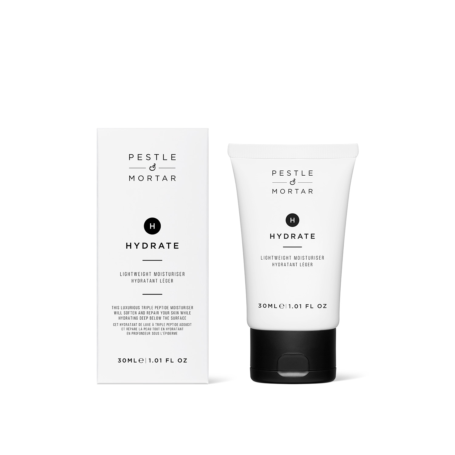 Pestle & Mortar Face Lightweight Moisturiser Hydratant Léger Dagcrème  30 ml