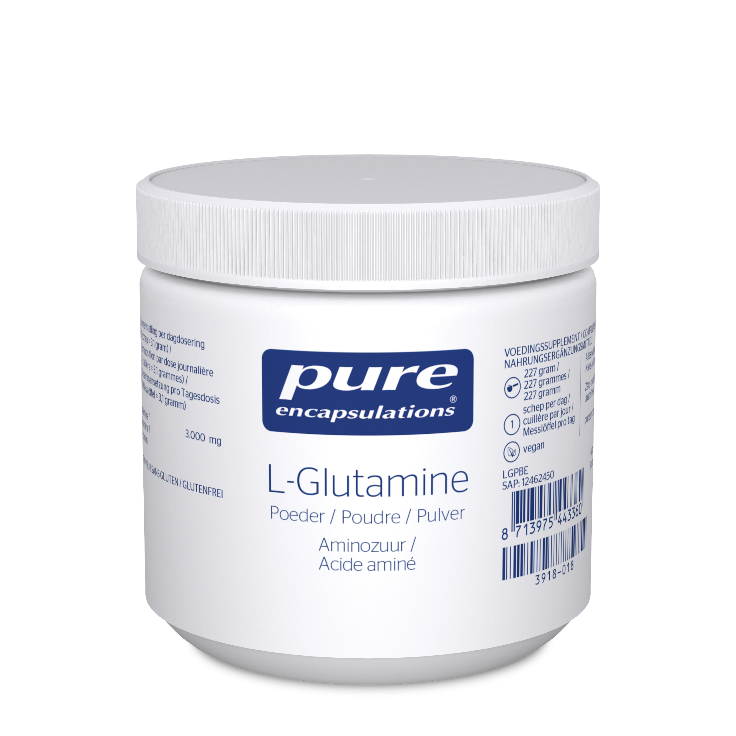Pure Encapsulations L-Glutamine Poeder Aminozuur 227 gr