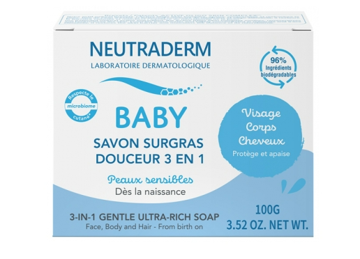 Neutraderm Baby 3-in-1 Ultra RIch Baby Soap  100 gr