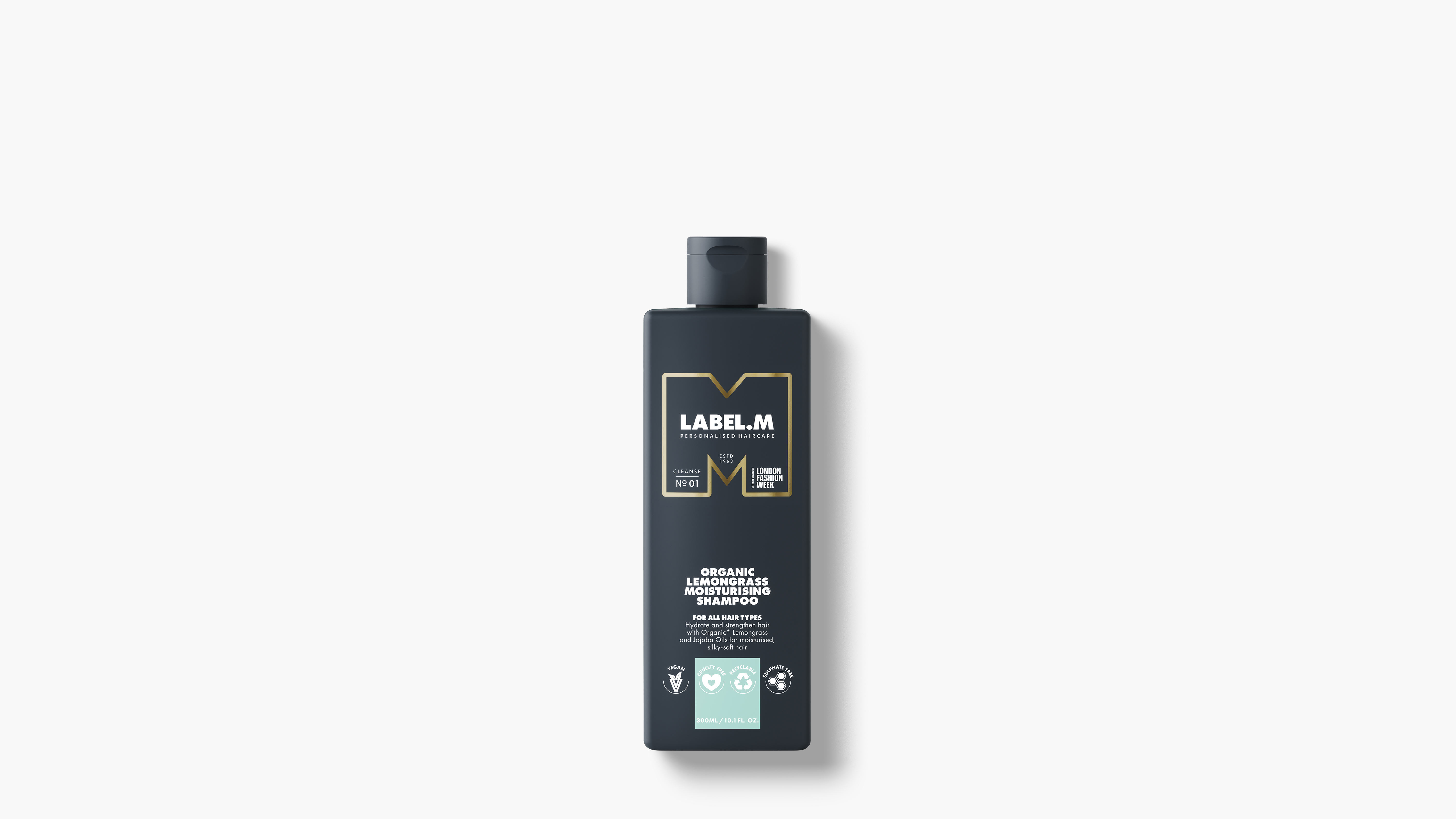 Label M Organic Lemongrass Moisturising Shampooing 300ml