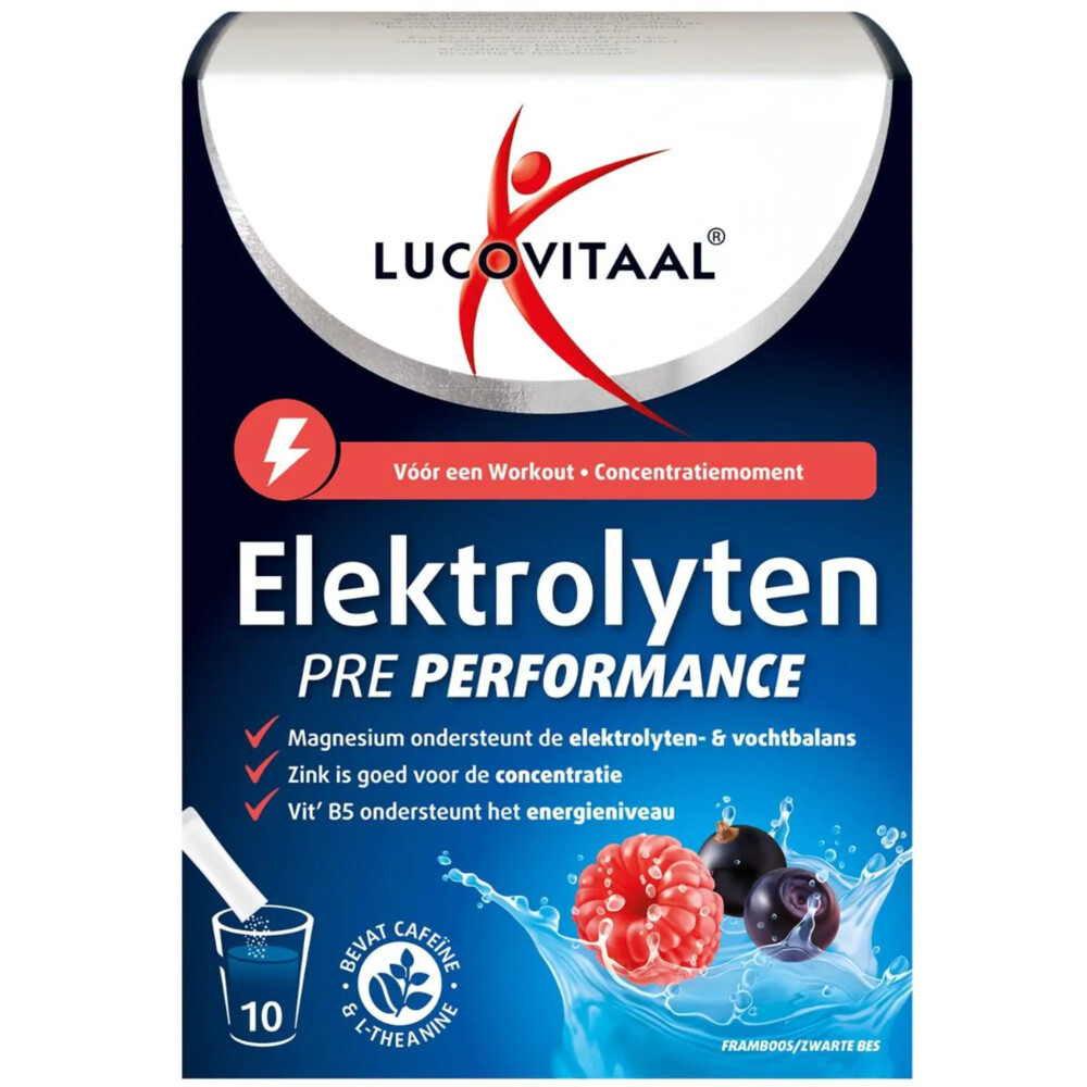 Lucovitaal Elektrolyten Pre Performance 10x 70 gr