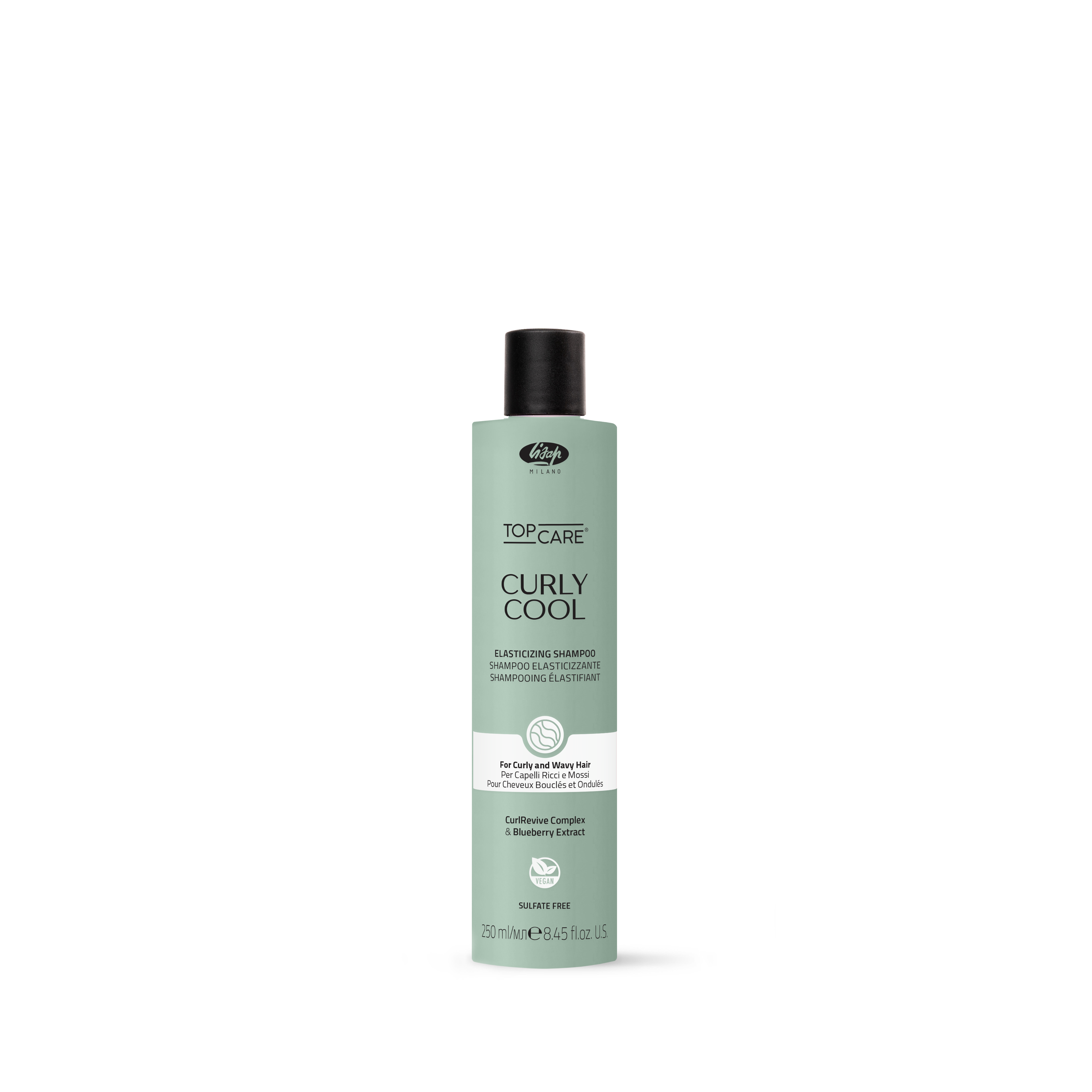 Lisap Top Care Curly Cool Elasticizing Shampoo 250 ml