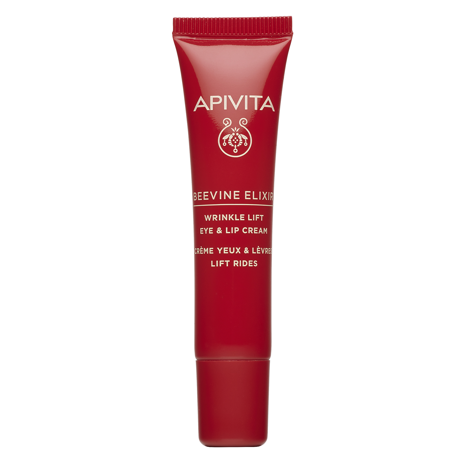 Apivita Beevine Elixir Wrinkle Lift Eye & Lip Cream Santorini Vine Polyphenols 15ml