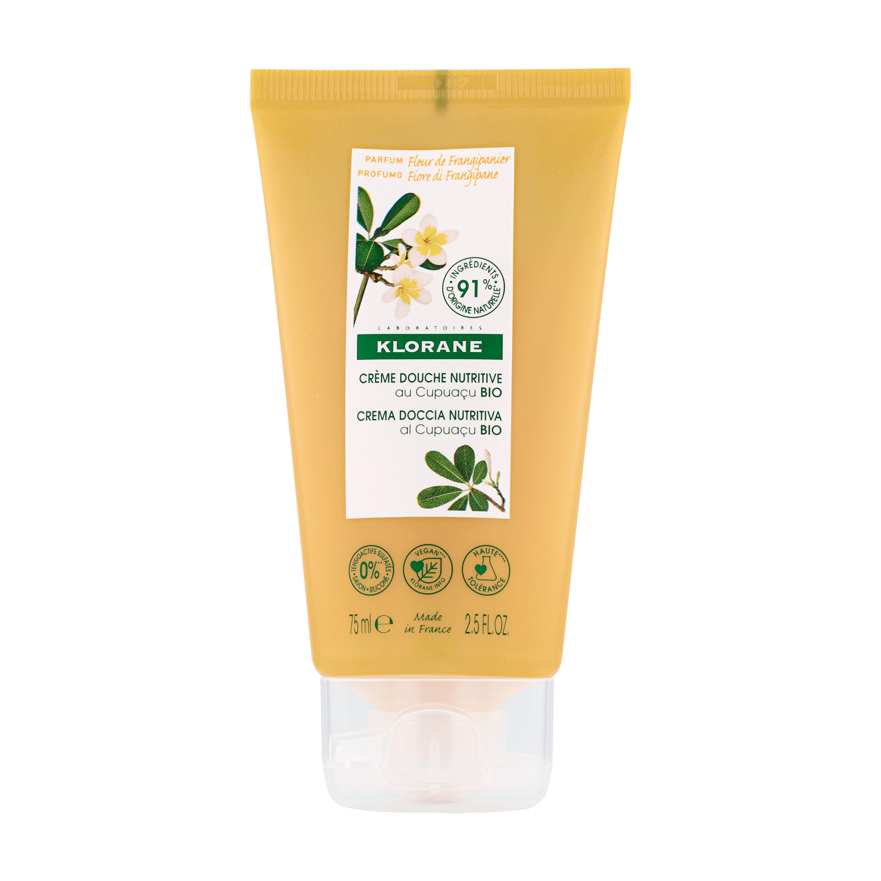 Klorane Huid Fleur de Frangipanier Crème Douche Nutritive 75 ml