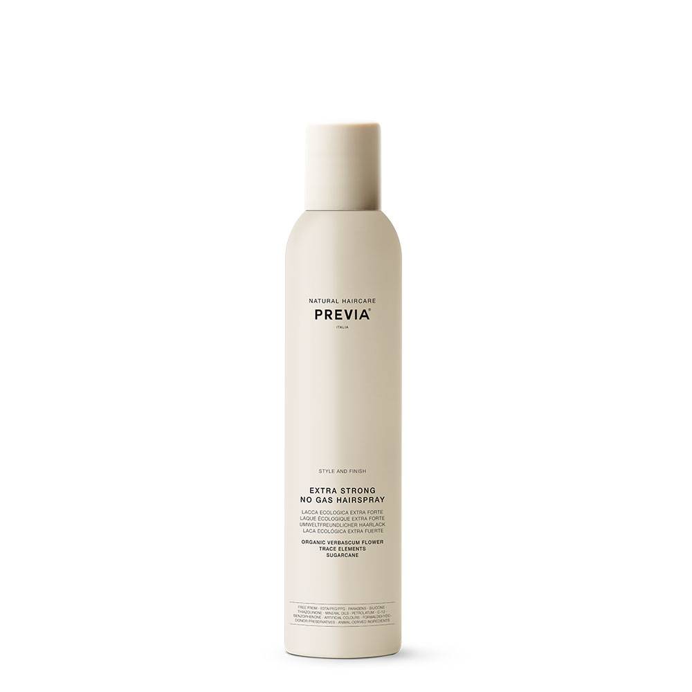 Previa Natural Haircare Style and Finish Extra Strong No Gas Hairspray Haarlak  350 ml