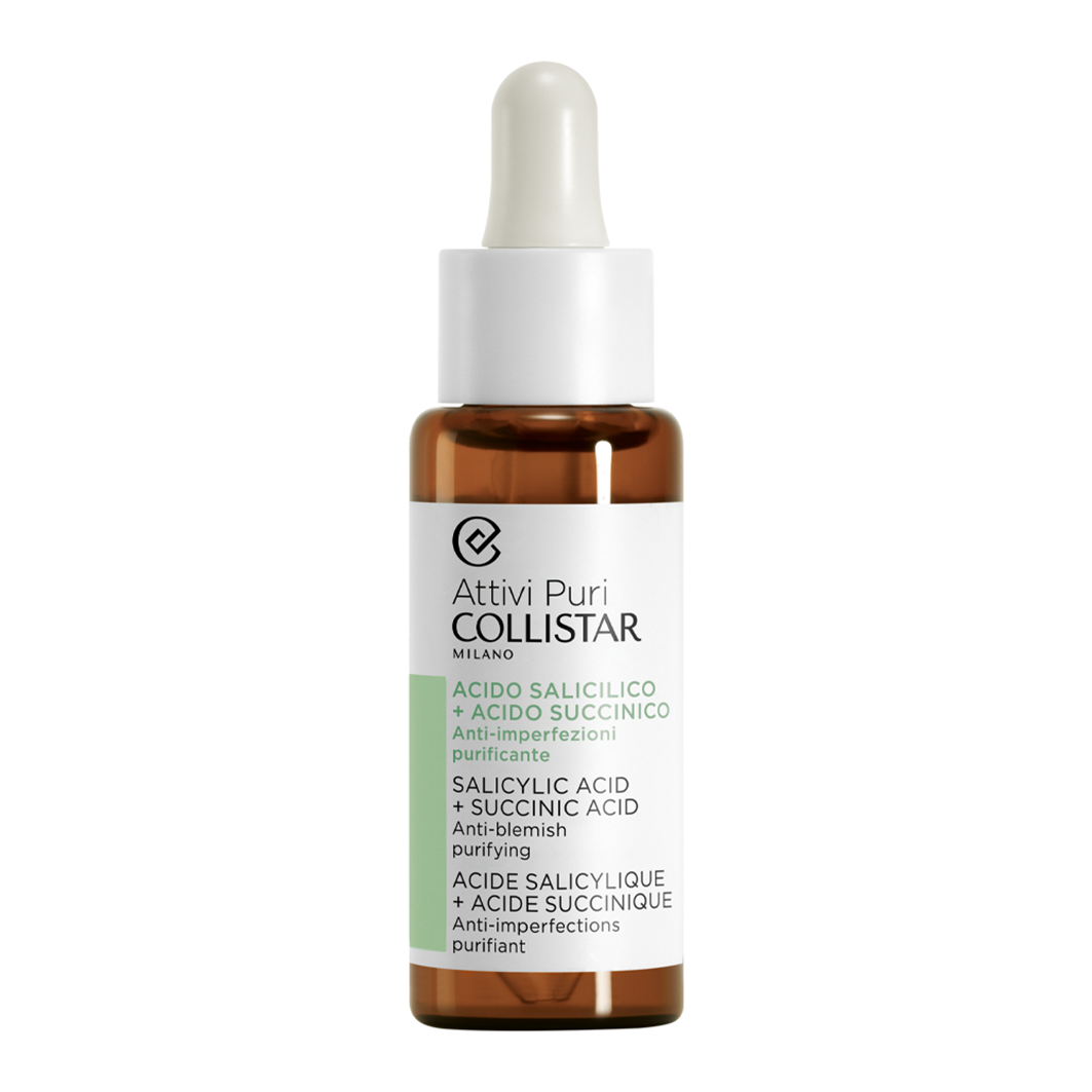 Collistar Face Attivi Puri Salicylic Acid + Succinic Acid Serum  30 ml