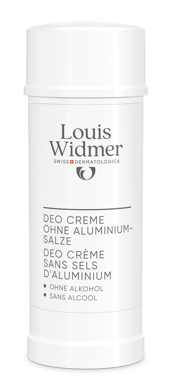 Louis Widmer Bodycare Deo Crème zonder Aluminiumzouten Licht Geparfumeerd Deodorant  40 ml