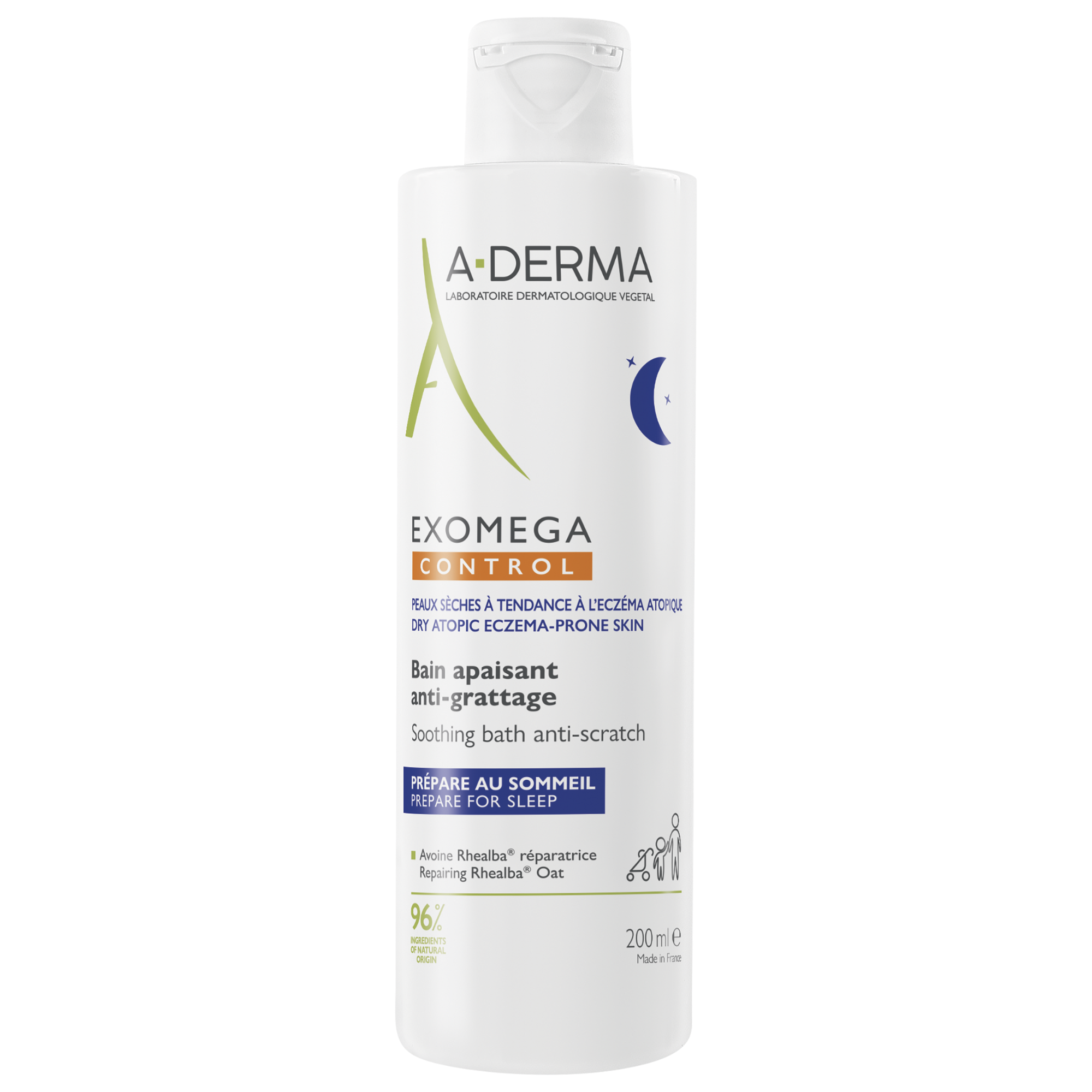 A-Derma Exomega Control Bain Apaisant Anti-Grattage Crème  200 ml