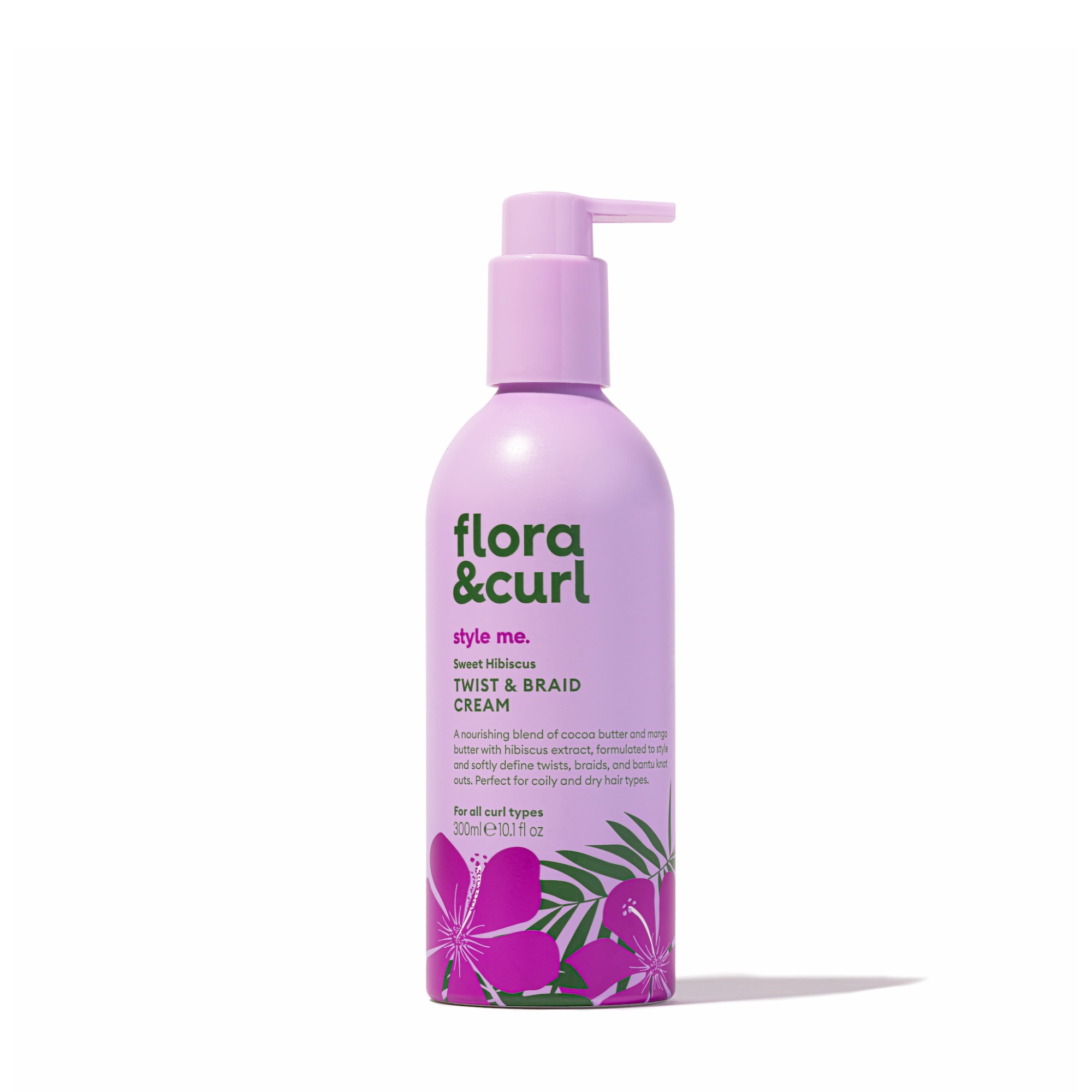 Flora & Curl Sweet Hibiscus Twist & Braid Cream  300 ml