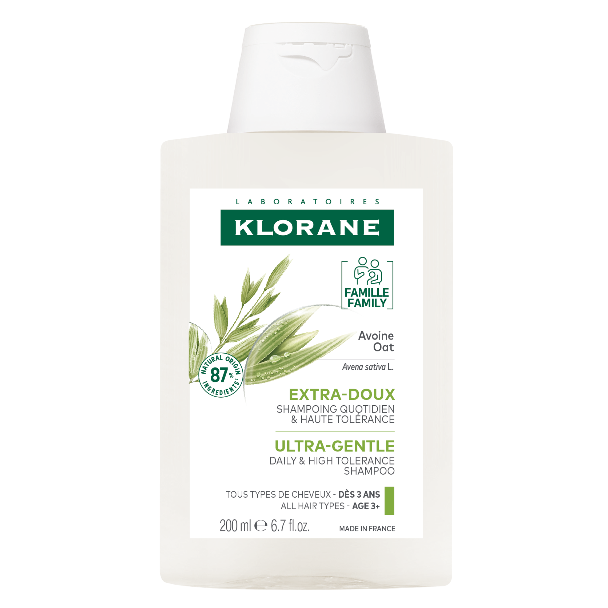 Klorane Hair Avoine Lait D'Avoine/Oat Milk