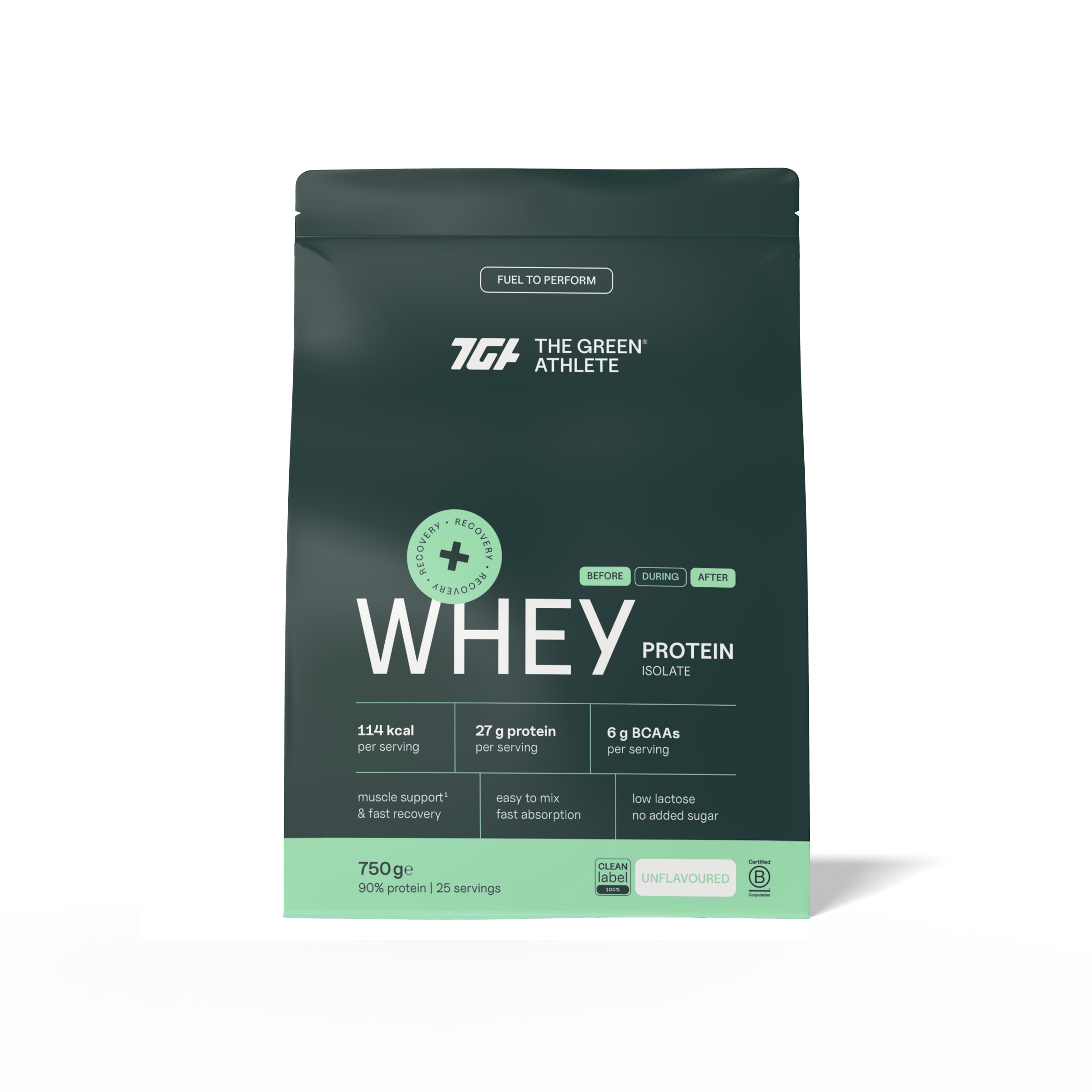 The Green Athlete Whey protein isolate unflavoured 750 gr