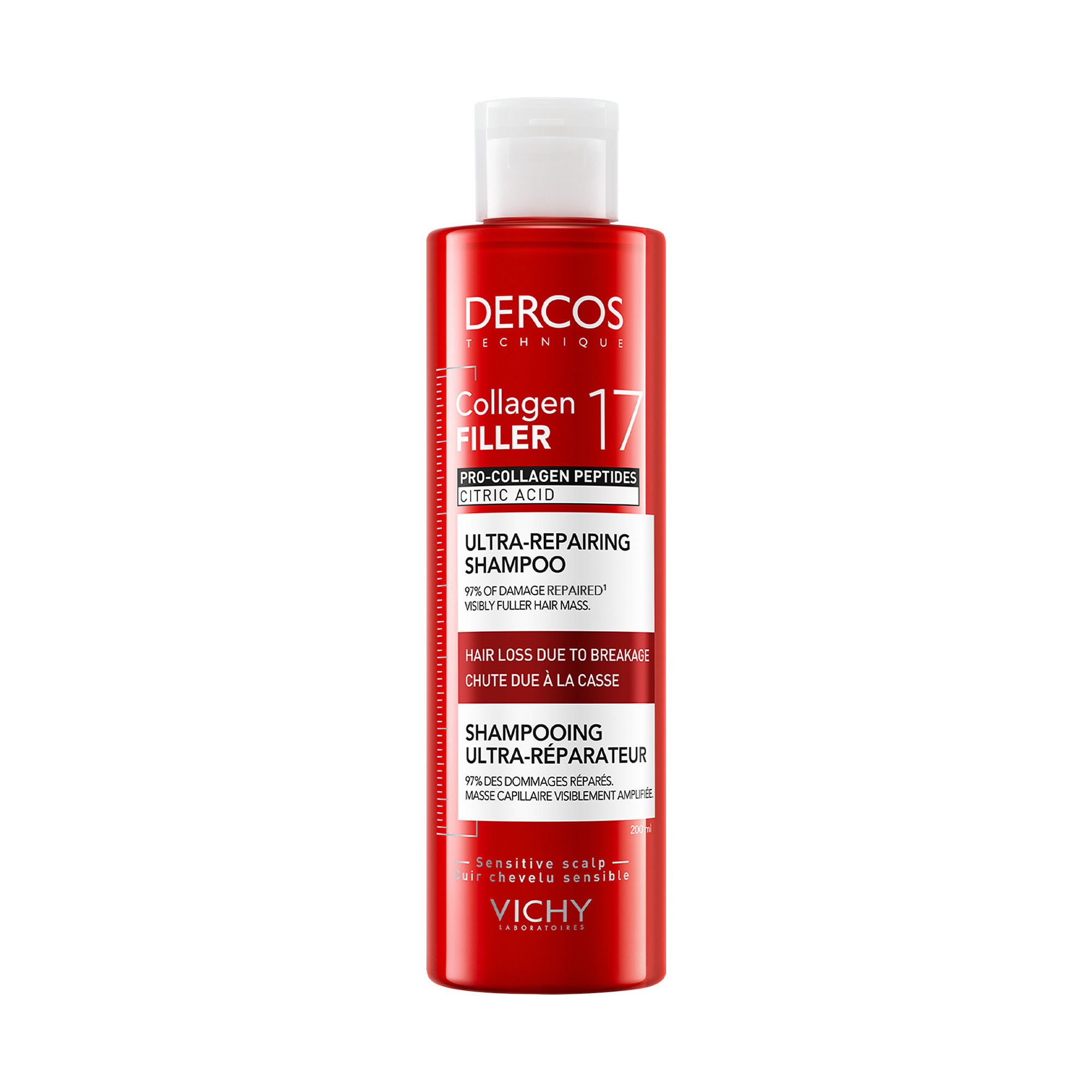 Vichy Dercos Collagen 17 Filler Shampoo 200 ml