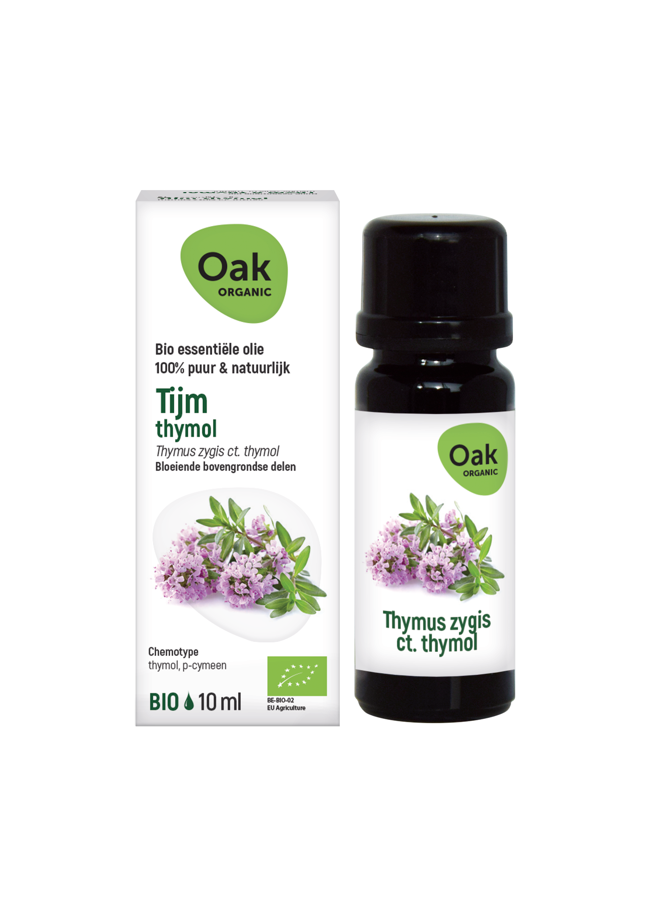 Oak Organic Essential Oils Rode Tijm Olie  10 ml