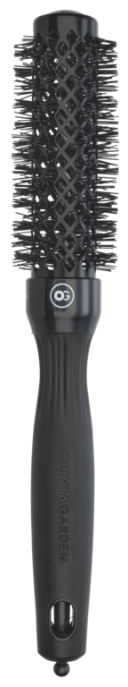 Olivia Garden Expert Blowout Shine Blowout Shine Brush Black Ø25mm Borstel  1 St
