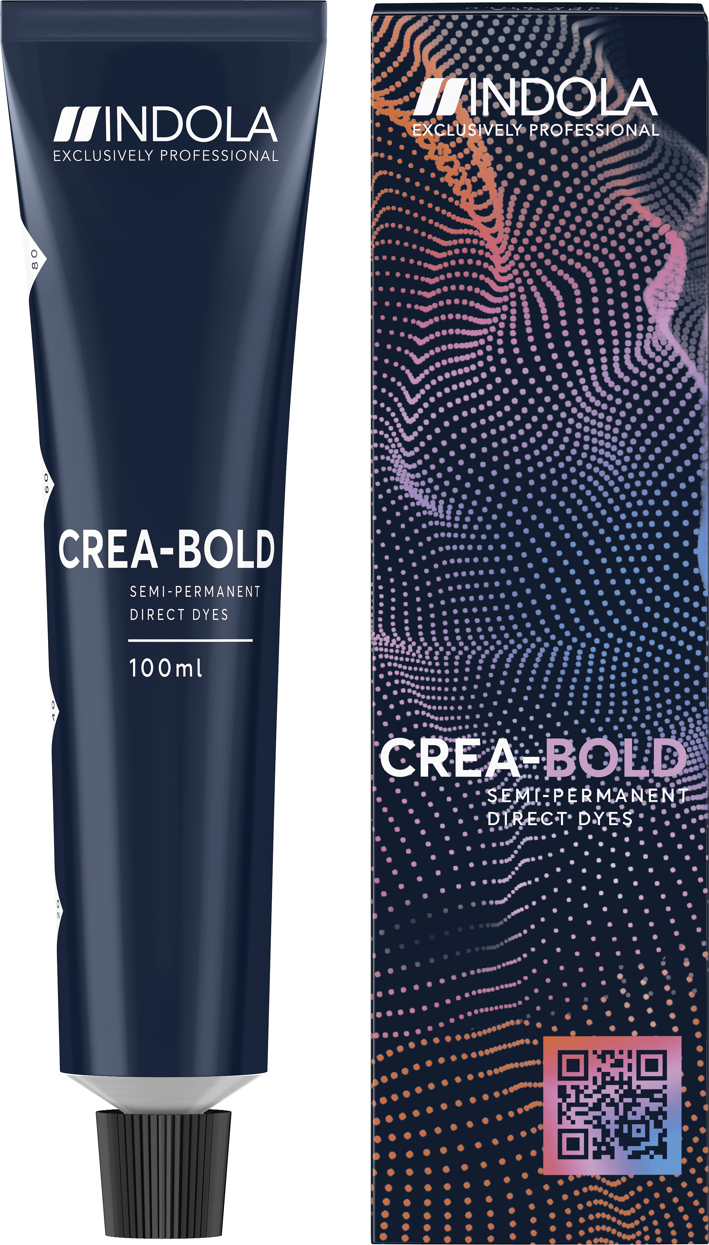 Indola Profession Crea-Bold Teal Green Semi Permanent Hair Color Cream 100ml