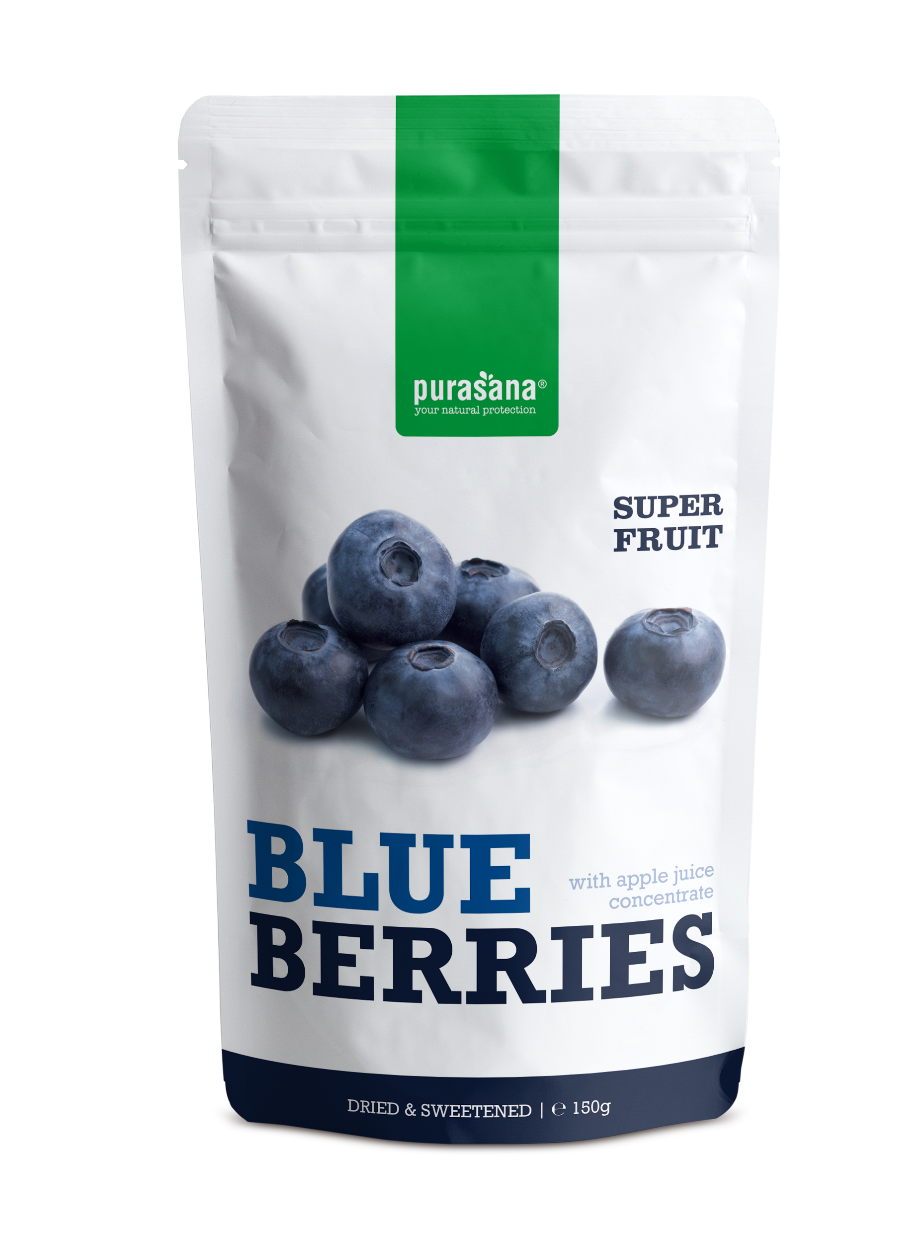 Purasana Superfoods Super Fruit Blueberries Vruchten  150 gr