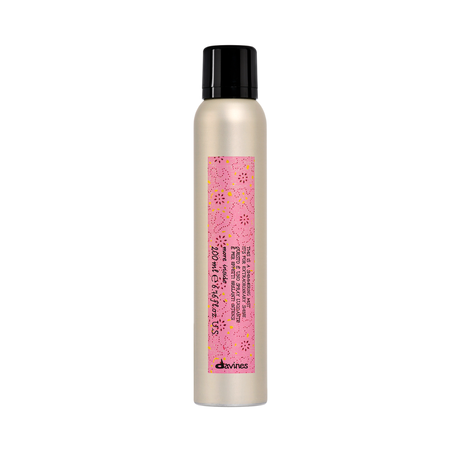 Davines More Inside Straight & Shine This Is A Shimmering Mist Spray  200 ml