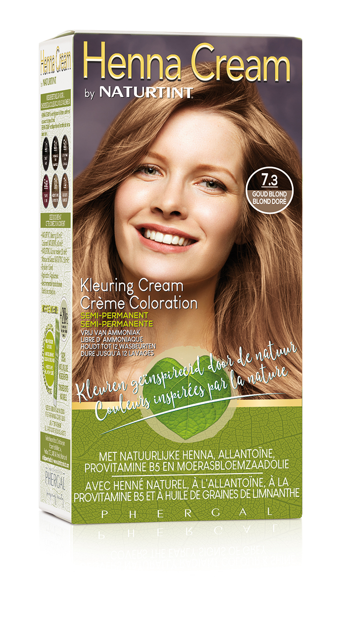 Naturtint Henna Cream Haarfarbe 7.3 Gold Blond 110ml