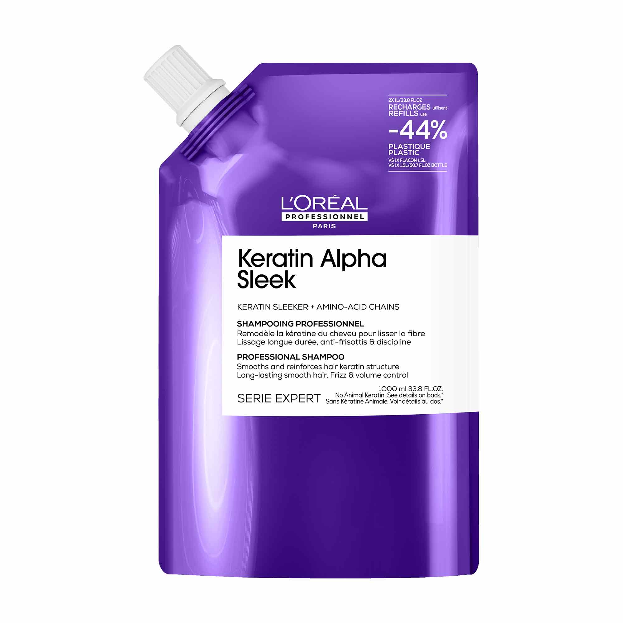 L'Oréal Professionnel Série Expert Keratin Alpha Sleek Shampoo Refill 1000 ml