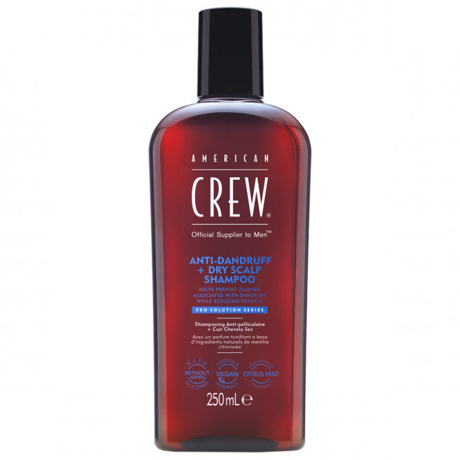 American Crew Anti-pelliculaire + Cuir chevelu sec Shampooing