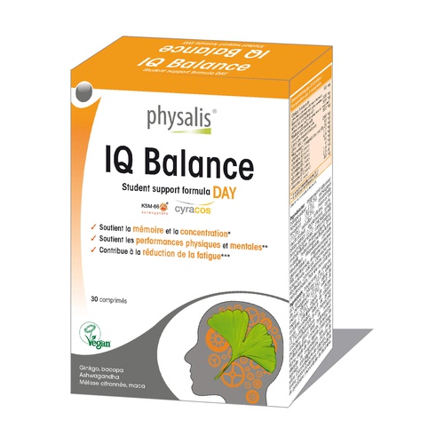 Physalis Supplementen IQ Balance Tabletten Student 30 Tab
