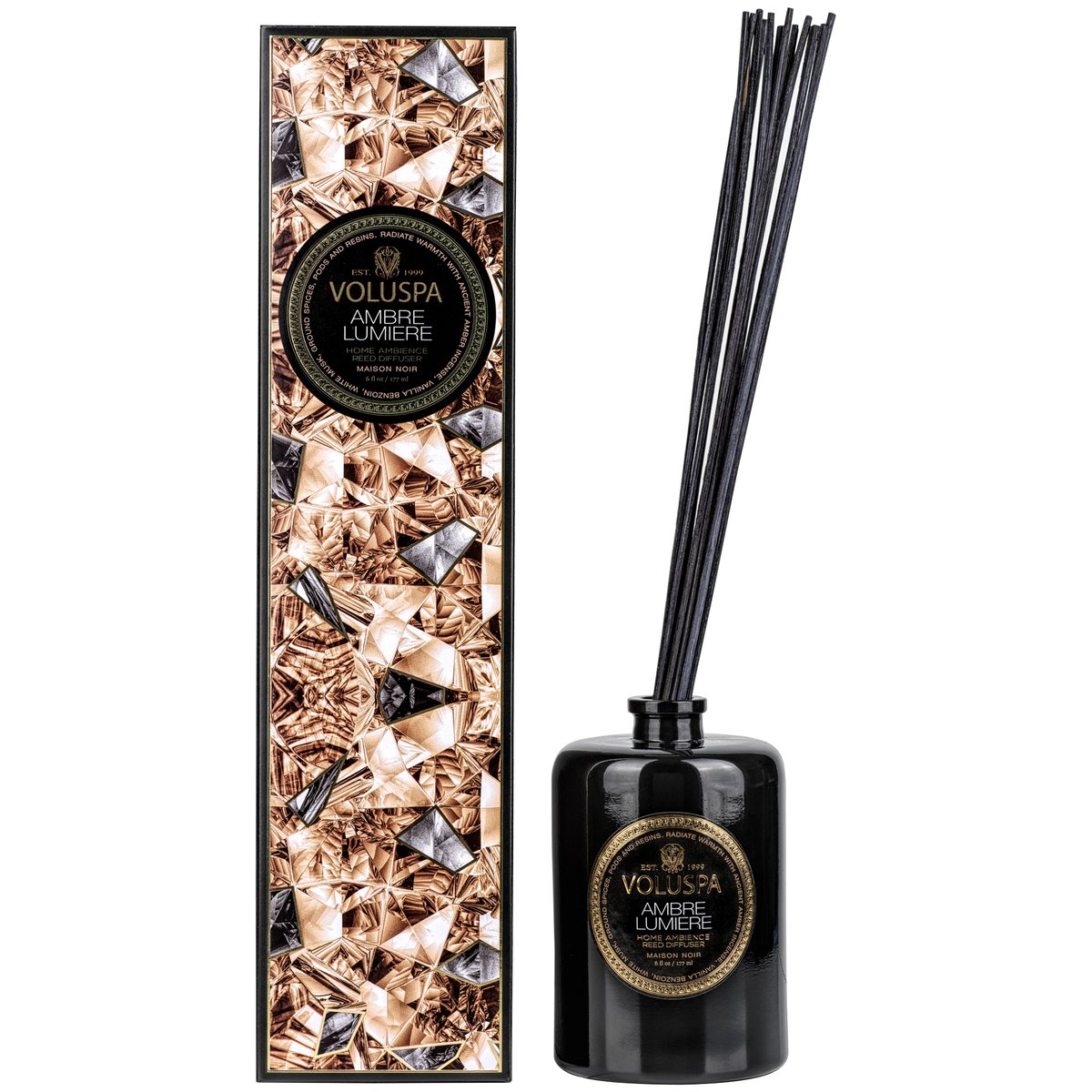 Voluspa Maison Noir Ambre Lumiere Home Ambiance Diffuser 177ml
