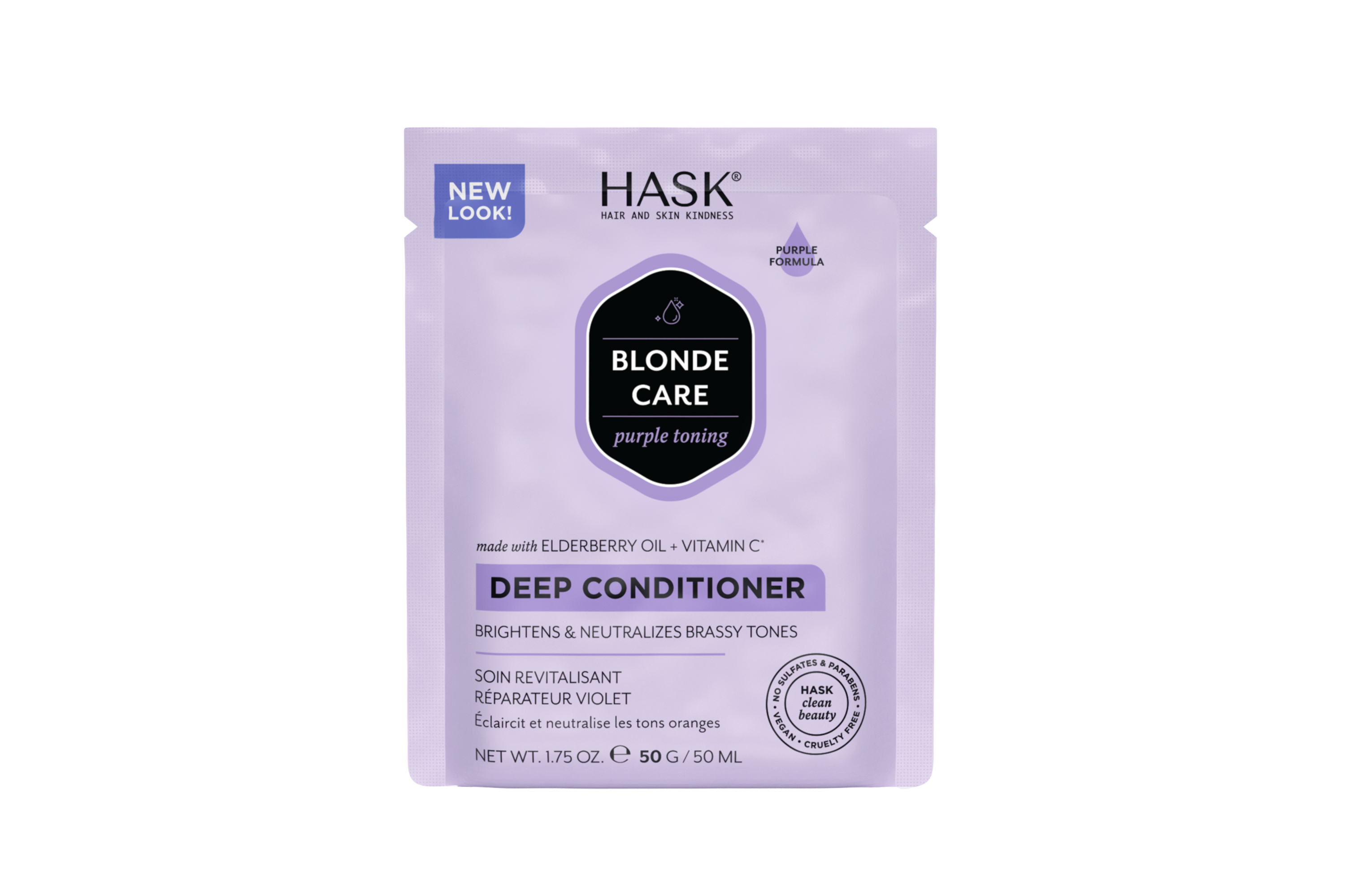 Hask Blonde Care Purple Toning Deep Conditioner 50ml