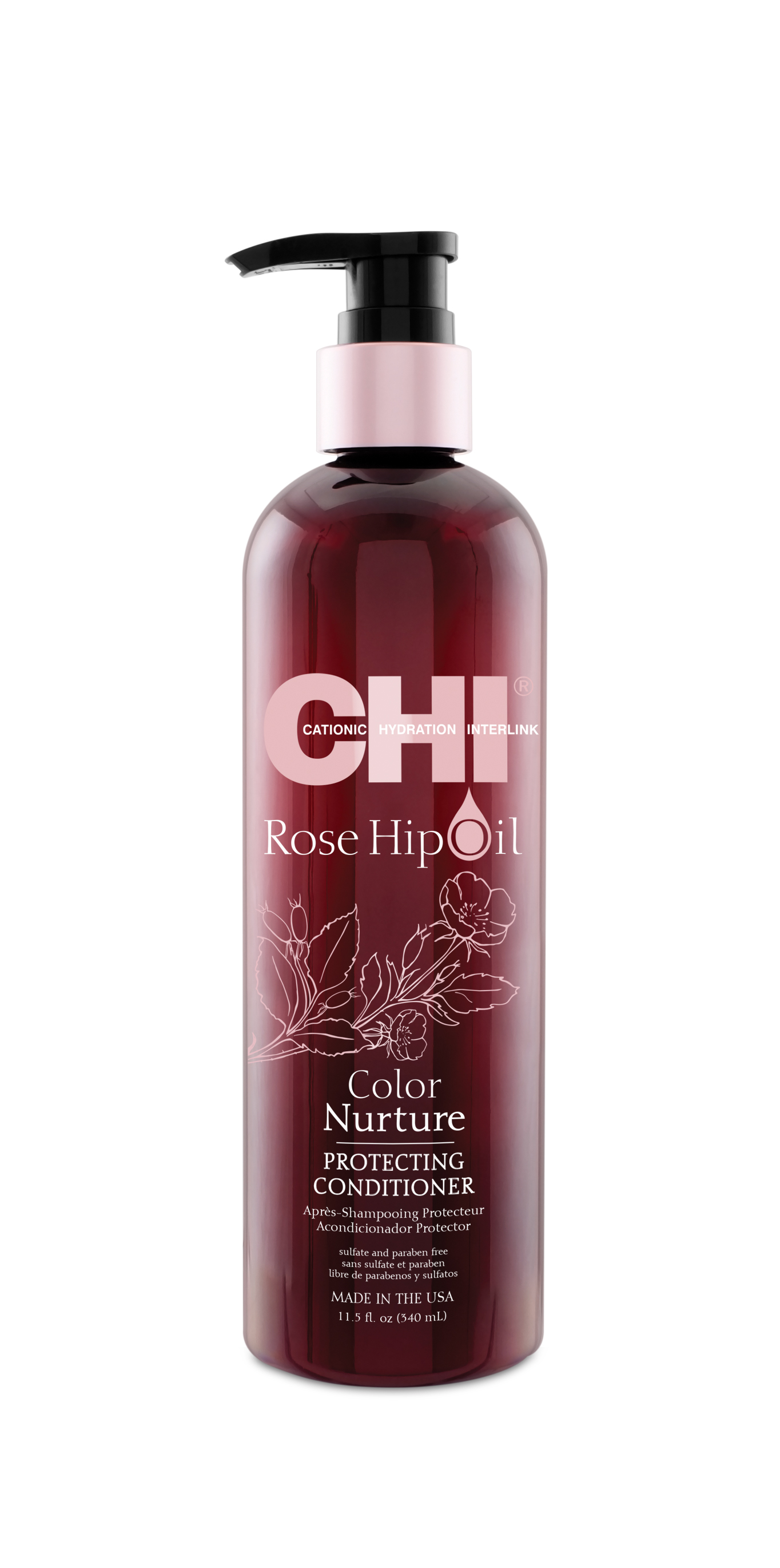 CHI Rose Hip Oil Color Nurture Protecting Conditioner 340ml