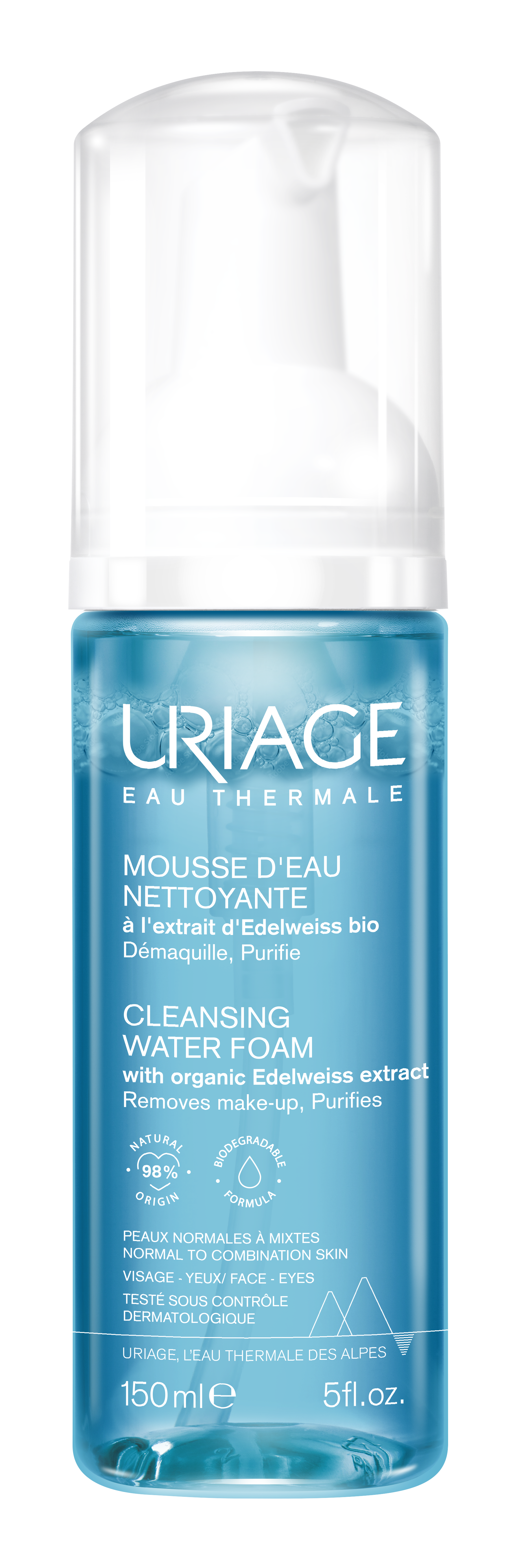 Uriage Eau Thermale Mousse D'Eau Nettoyante  150 ml